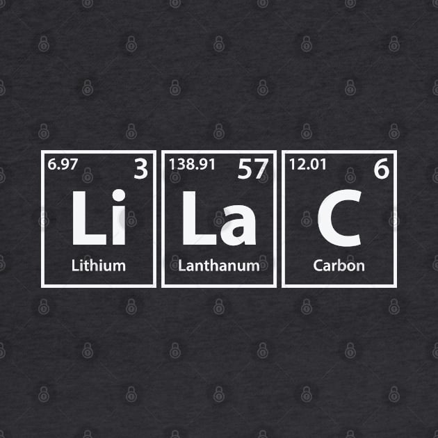 Lilac (Li-La-C) Periodic Elements Spelling by cerebrands